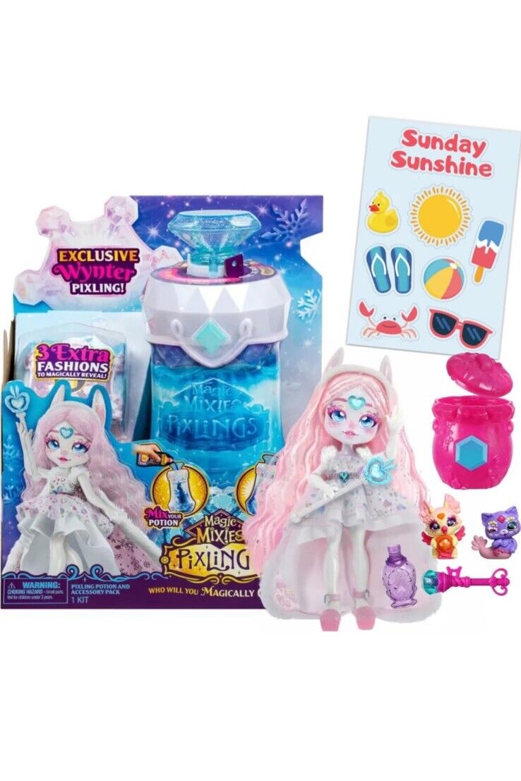 New Magic Mixies Pixlings-Exclusive Wynter Bunny Pixling CHEAPEST OUT HERE(new!) Magic Mixies