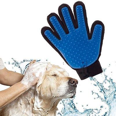 Pet Dog Cat Gentle Deshedding Brush Grooming Glove Massage Hair Fur Removal Tool WhizzoTech Does Not Apply - фотография #3
