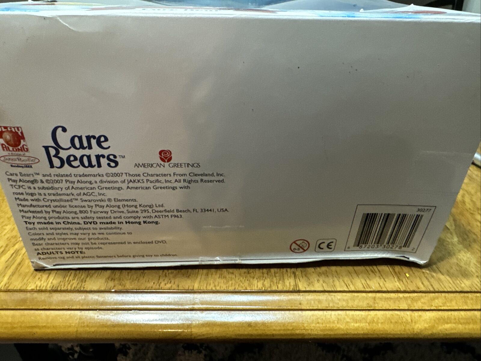25th Anniversary Care Bear with Swarovski Crystal Eyes w/ DVD 2007 NEW Care Bears 30277 - фотография #5