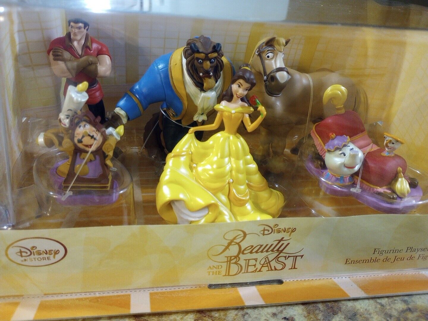Disney Beauty And The Beast Figure Set Of 6 Disney Store