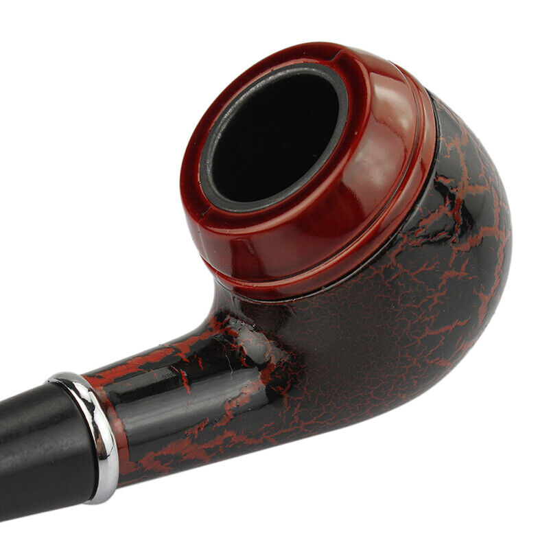 Dark Red Durable Wooden Wood Smoking Pipe Tobacco Cigarettes Cigar Pipes NEW MUCH - фотография #4