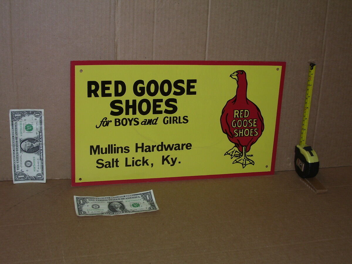RED GOOSE SHOES Salt Lick Ky - Southern Area Dixie SIGN - Mullins Hardware Store Без бренда - фотография #5