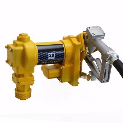 Fuel Transfer Pump 12 Volt 20 GPM Diesel Gas Gasoline Kerosene w/ Nozzle 265W Unbranded - фотография #10
