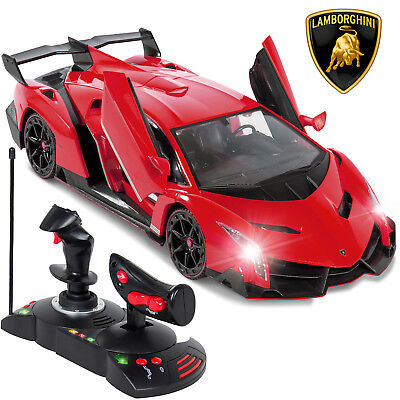 BCP 1/14 Kids Remote Control Lamborghini Veneno RC Toy w/ Gravity Sensor Best Choice Products SKY2451