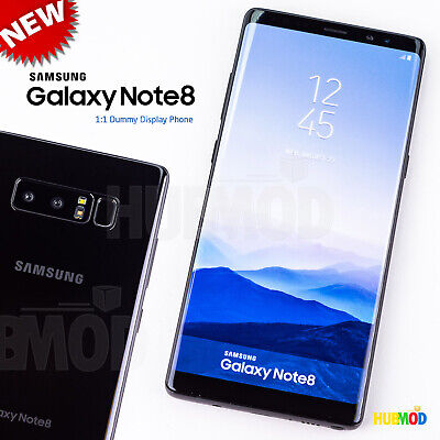 1:1 SAMSUNG GALAXY NOTE 8 Dummy Toy Cell Phone Non-Working Fake Prop Black NEW Samsung Note8
