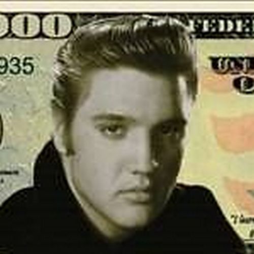 Elvis Presley Million Dollar Bill Fake Play Funny Money Novelty Note FREE SLEEVE Без бренда - фотография #4