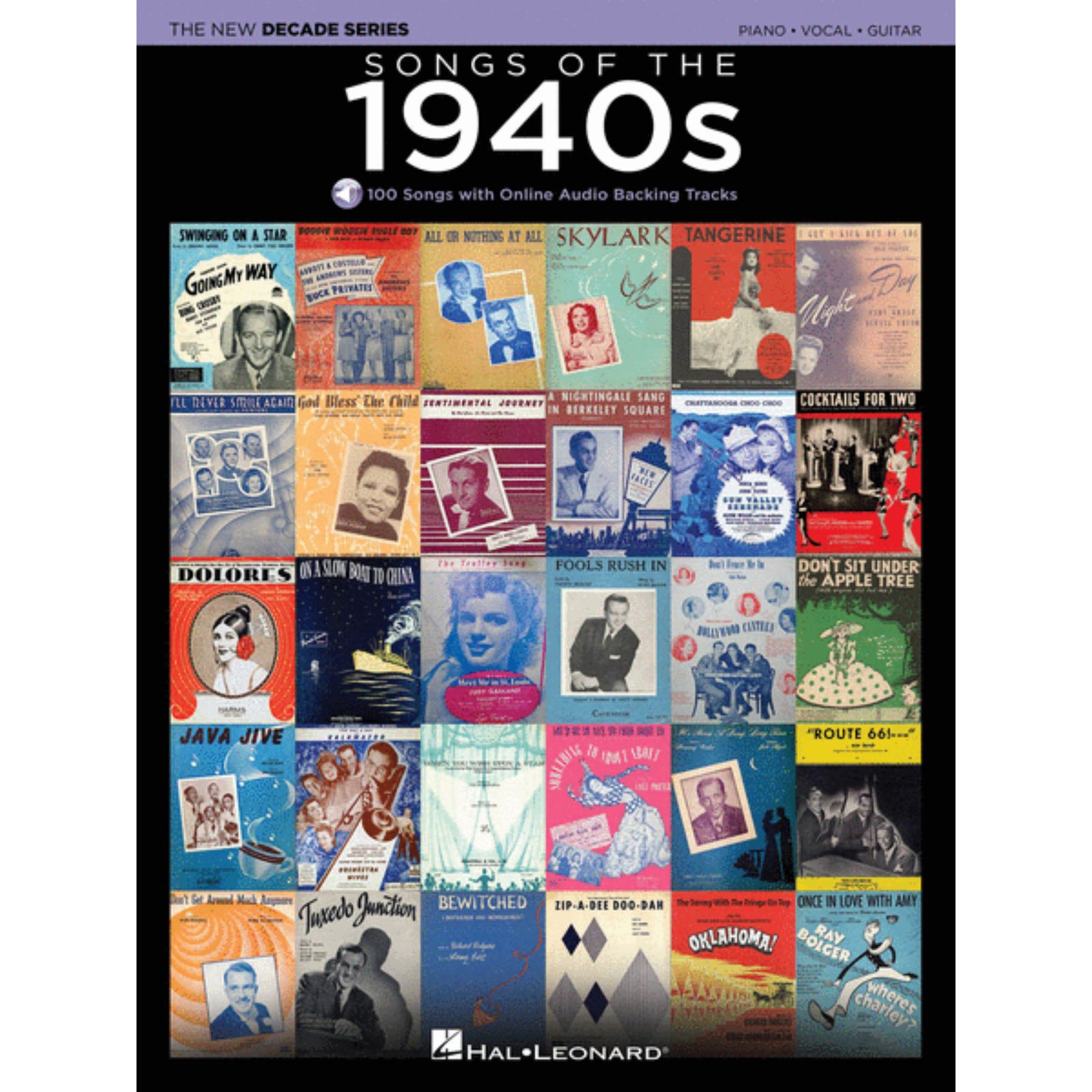 Songs of the 1940s: The New Decade Series with Online Play-Along Backing Tracks Без бренда 00137582