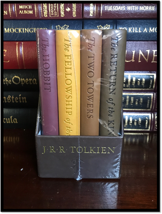 Hobbit & Lord of the Rings Trilogy Tolkien Sealed Deluxe Boxed Set Leather Feel Без бренда - фотография #2