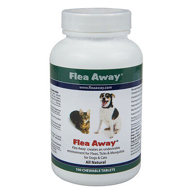 Flea Away, The natural flea, tick and mosquito repellent 100 Tablets Flea Away FLEA AWAY