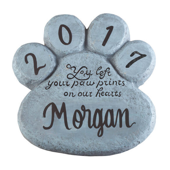 PERSONALIZED Paw Print Dog Cat Pet Memorial Grave Marker Garden Stepping Stone HDFL 355481 - фотография #11