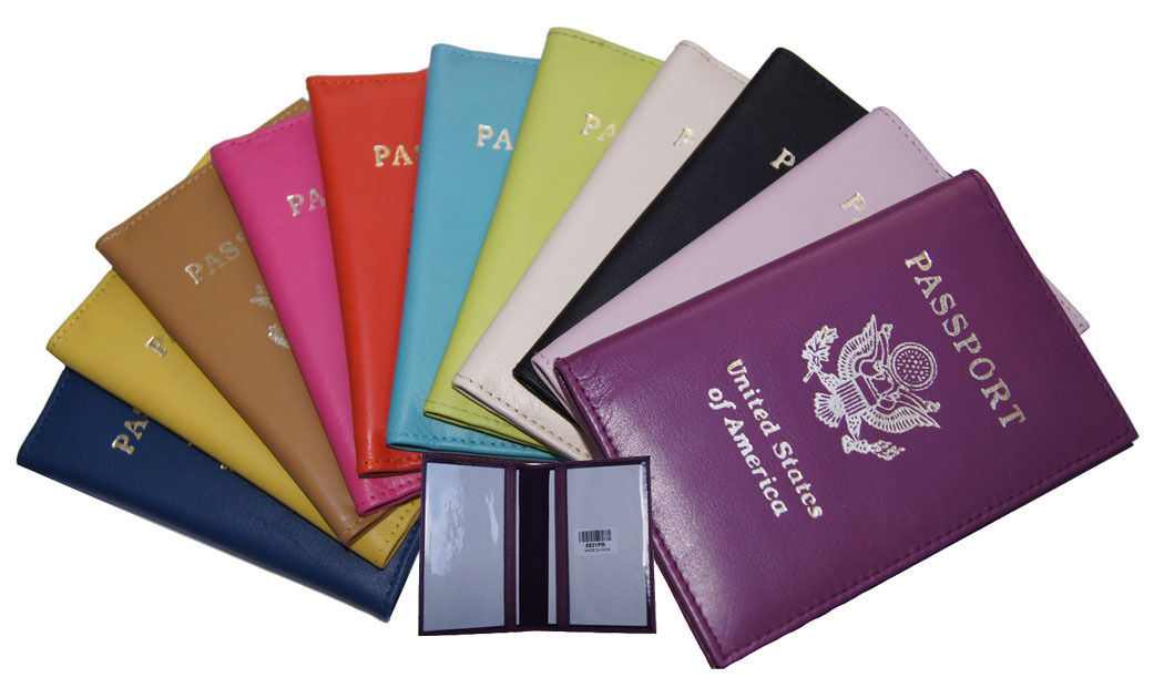 AG Wallets Leather US Passport Cover ID Holder Wallet Travel Case Handmade New Handmade 5531usa - фотография #3