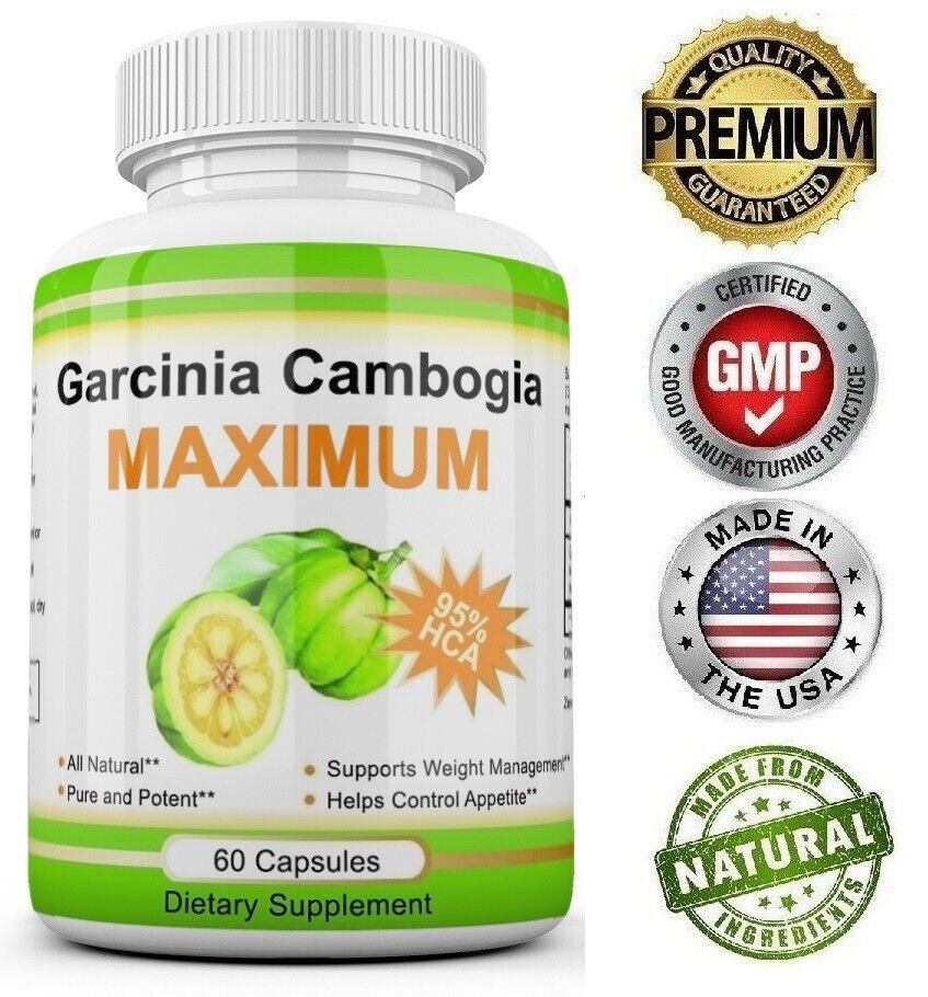 100% Pure Garcinia Cambogia 3,000mg 95% HCA Weight Loss Fat BURNER Diet Pills Garcinia Cambogia
