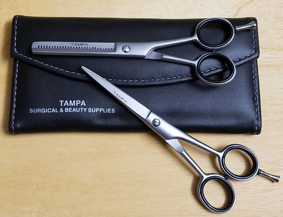 6" Professional Hair Cutting Japanese Scissors Thinning Barber Shears Set Kit Tampa Surgical and Beauty Supplies Does Not Apply