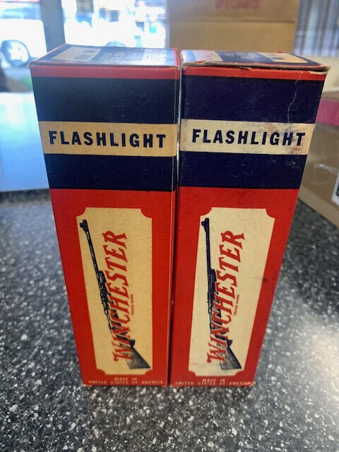 Winchester Flashlights Collectible Antique Winchester Repeating Arms VintageBlue Winchester - фотография #3