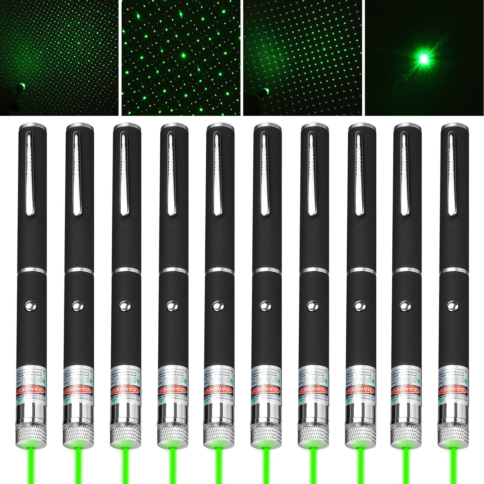 10 Pcs 990Mile Green Laser Pointer Pen 532nm Visible Beam Lazer Light SkyWolfEye Green Laser Pointer Pen - фотография #15