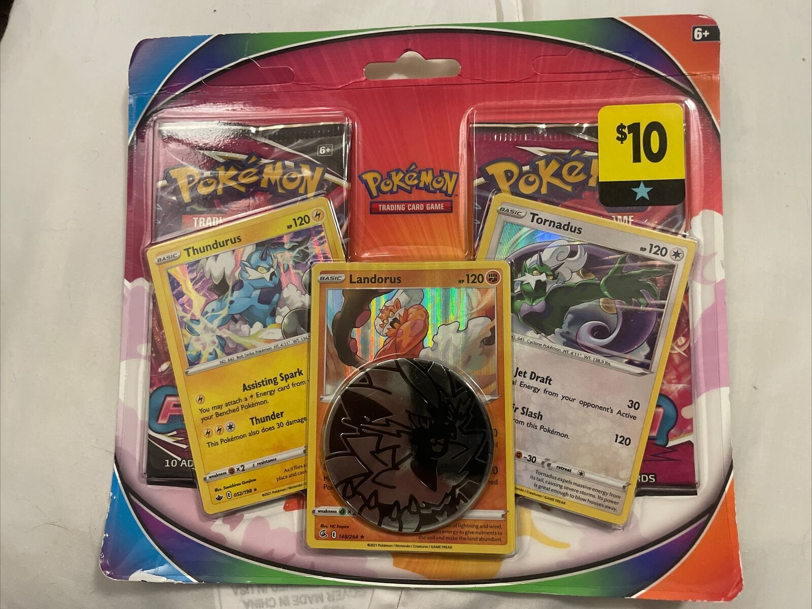 Pokemon genie Trio 2- pack blister THE FORCES OF NATURE Coin Без бренда