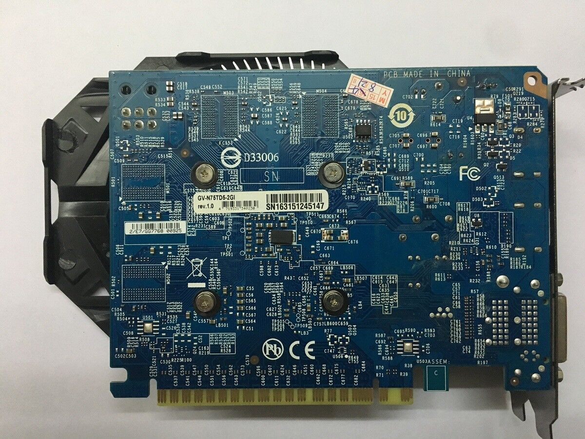 Gigabyte GeForce GTX 750 Ti GTX750 TI 2GB GDDR5 128 Bit  Gaming Graphics GIGABYTE GV-N75TD5-2GI - фотография #6
