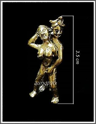 INN Erotic Love Magic Thai Amulet Sexual Powerful Charm Statue Brass Talisman  Без бренда - фотография #2
