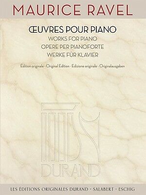 Maurice Ravel Works for Piano Sheet Music Editions Durand Book NEW 050565775 Без бренда HL50565775