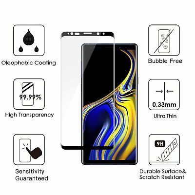 Samsung Galaxy S9 S8 Plus Note 8 9 4D Full Cover Tempered Glass Screen Protector Pro Glass Does Not Apply - фотография #6