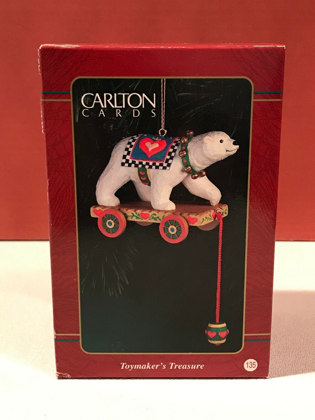 NEW CARLTON HEIRLOOM COLLECTION Toymaker's Treasure XMAS ORNAMENT LOT OF 2 Carlton Cards - фотография #3