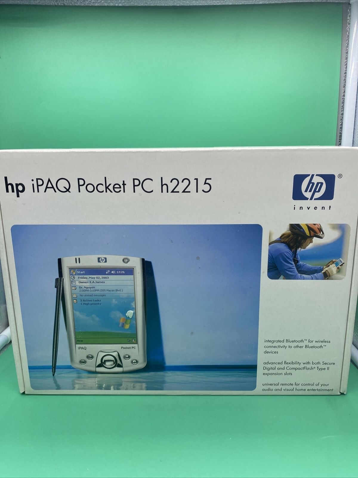 HP IPAQ H2215 Pocket PC 400mhz (FA159A#8ZP) Brand NEW/FACTORY SELAED HP FA159A;FA159AR#8ZP;FA159A#8ZP