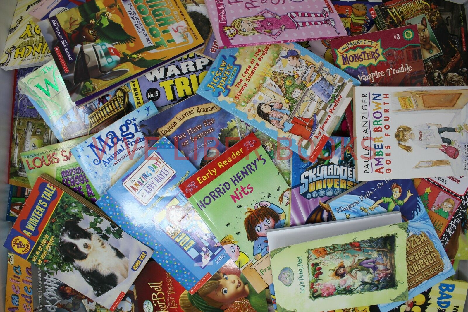 Bulk/Huge Lot of 50 of Children's Kids Chapter Books  - Random - Free Shipping! Без бренда - фотография #9