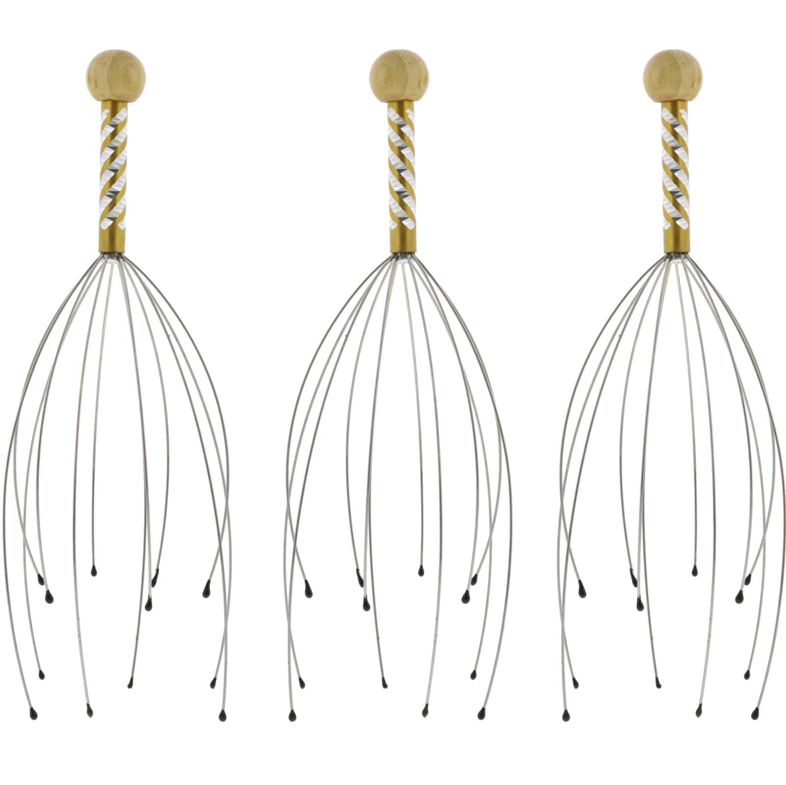 3 PACK Scalp Massager - Therapeutic Head Scratcher for Deep Relaxation PMD Selects