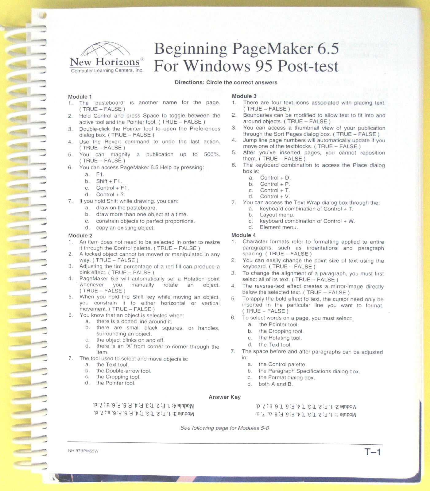 PAGEMAKER 6.5—LOT 2 MANUALS—FREE DISKS—BEGIN + INTERMD—NEW HORIZON COMPUTR LEARN Без бренда - фотография #5