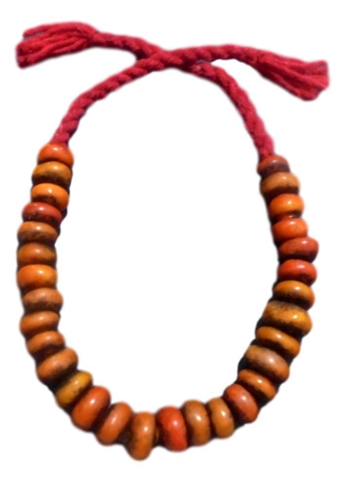 Amber, Magnificent Moroccan Berber Imitation Amber Beaded Necklace. Без бренда