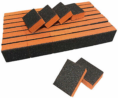 40pc Sanding Mini Small Buffer Blocks Wholesale Black Grit 80/80 Orange Black CT