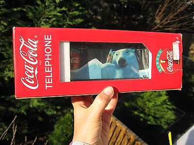 Vintage 1994 COCA-COLA POLAR BEAR TELEPHONE New Opened Box. Untested Sells As Is Coca-Cola - фотография #2