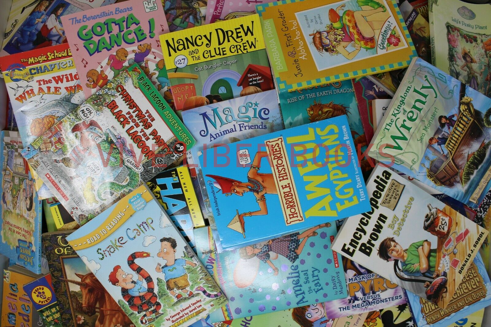 Bulk/Huge Lot of 50 of Children's Kids Chapter Books  - Random - Free Shipping! Без бренда - фотография #8