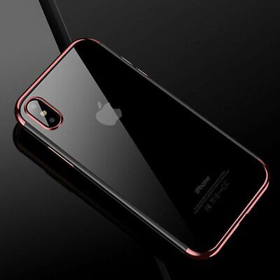 For iPhone X XS Max XR Shockproof Plating Clear Slim Hybrid Bumper Case Cover Unbranded/Generic Does Not Apply - фотография #2