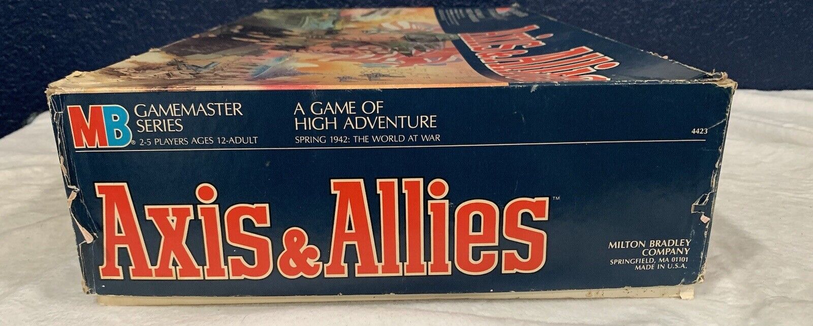 1984 Axis and Allies Game by Milton Bradley Unpunched Complete Open Box Milton Bradley 4423 - фотография #5