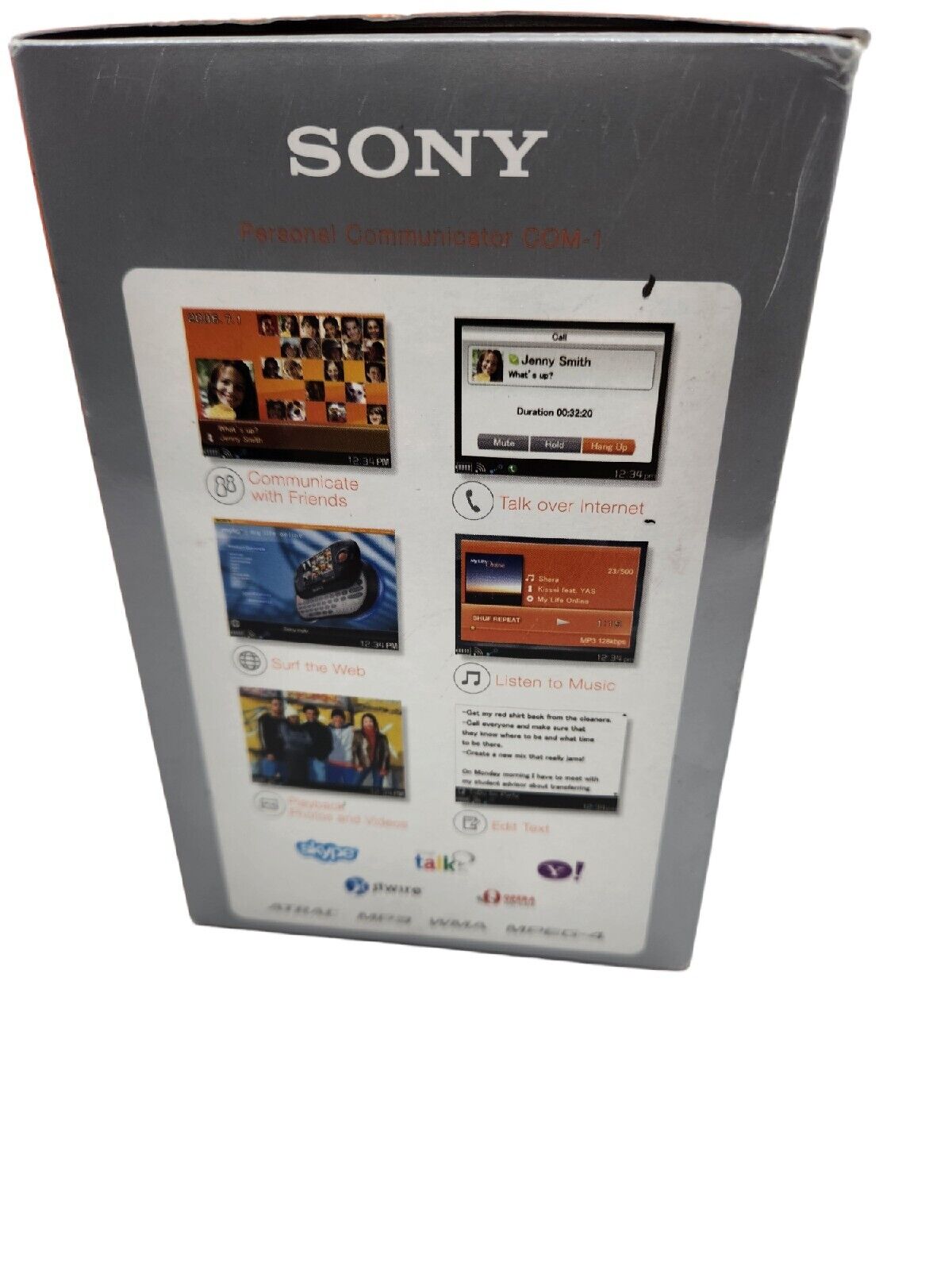 Sony Mylo Personal Communicator COM-1 Brand New Sony COM-1/BLACK;COM1WHITE;COM1BLACK;COM-1/W;COM1/B;MYLO - фотография #3
