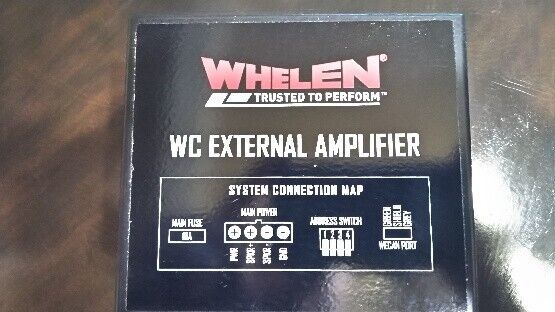 New Whelen WeCan External Amplifier CCSRN4DA  01-066G558-00 12V CenCom Carbide Whelen CCSRN4DA 01-066G558-00