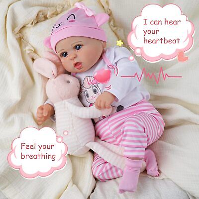 Reborn Baby Dolls with Voice Heartbeat and Breathing - Bailyn, 20 Inches Real... BABESIDE - фотография #3