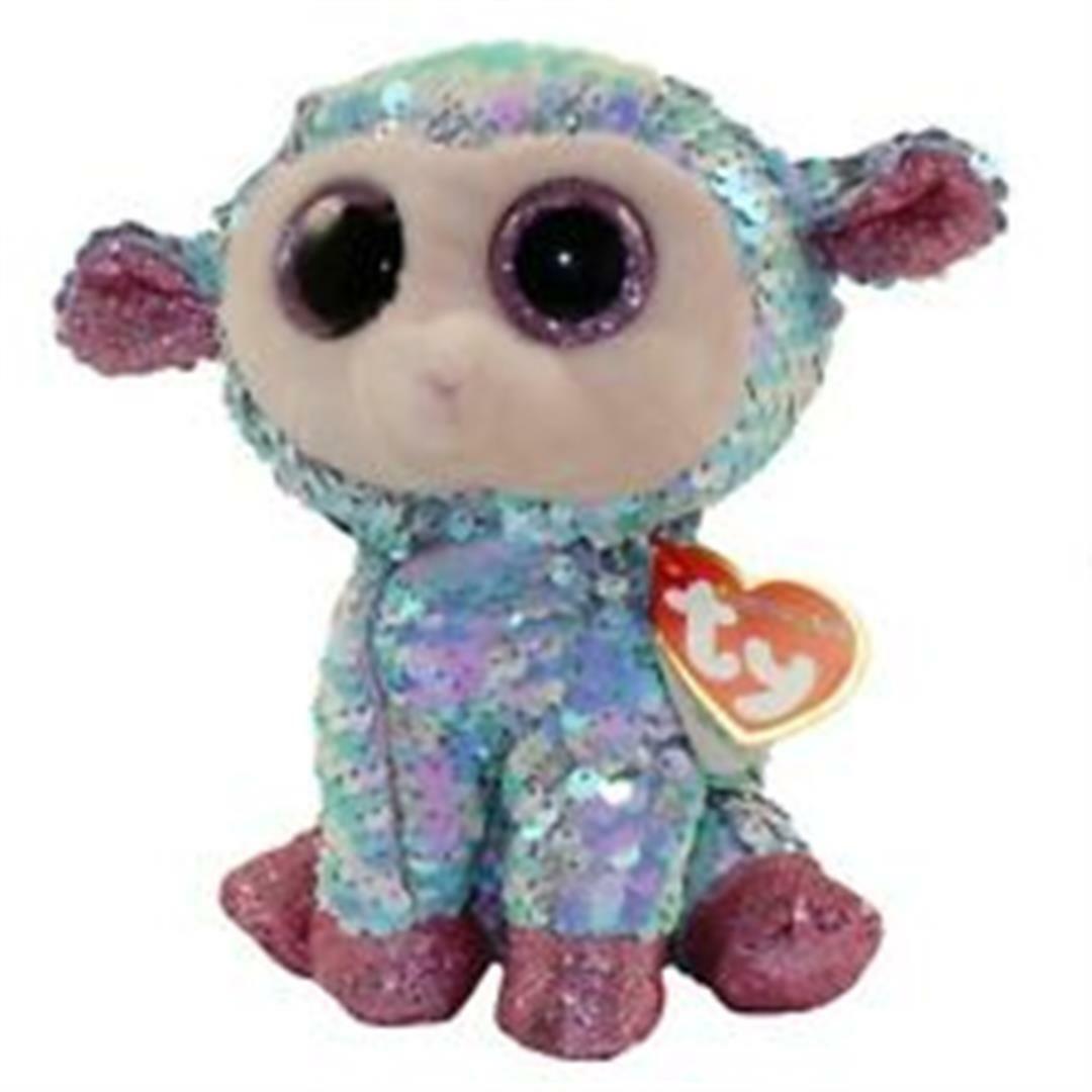 TY BEANIE BOO FLIPPABLE TULIP THE EASTER LAMB SEQUINS   6 INCHES  HTF      Ty