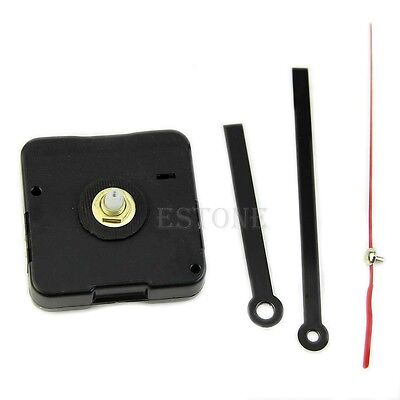 Clock Quartz Movement Mechanism Red and Black Hand DIY Replacement Part Set HOT Unbranded Does not apply - фотография #3