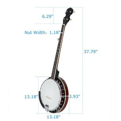 New Top Grade Exquisite Professional Wood Metal 5-string Banjo Unbranded Does Not Apply - фотография #2
