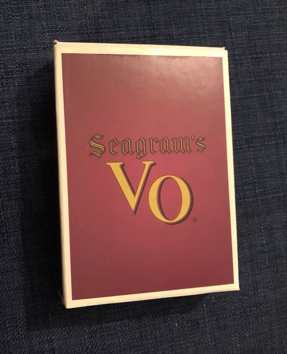 Seagrams VO playing cards Canadian Whiskey Advertising Preowned Seagrams - фотография #2