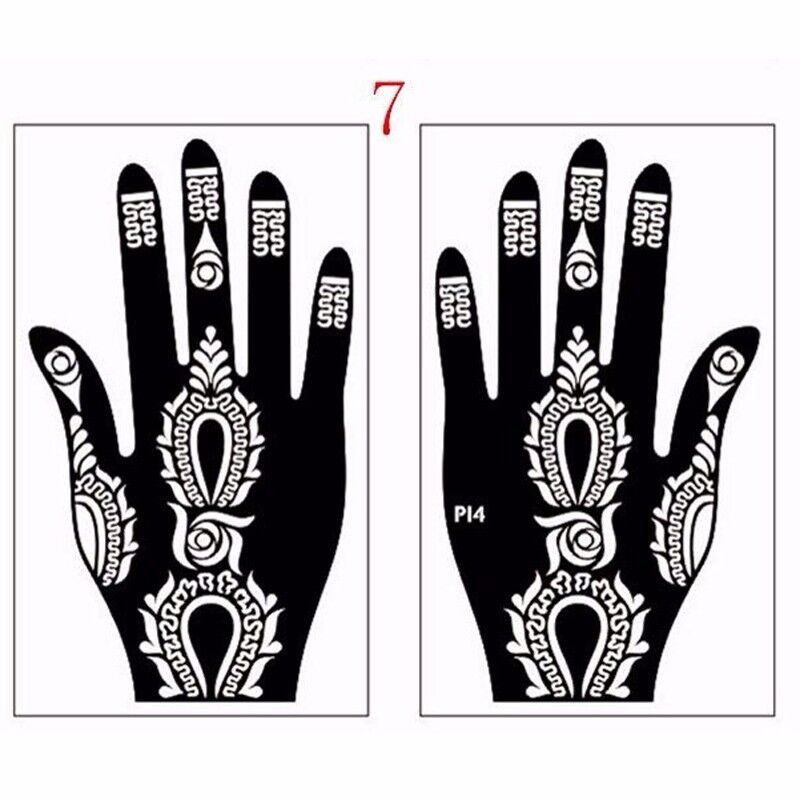 India Henna Cones Temporary Tattoo Stencils Kit for Hand Arm Body Art Decal Unbranded/Generic Does not apply - фотография #5