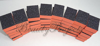 40pc Sanding Mini Small Buffer Blocks Wholesale Black Grit 80/80 Orange Black CT - фотография #4