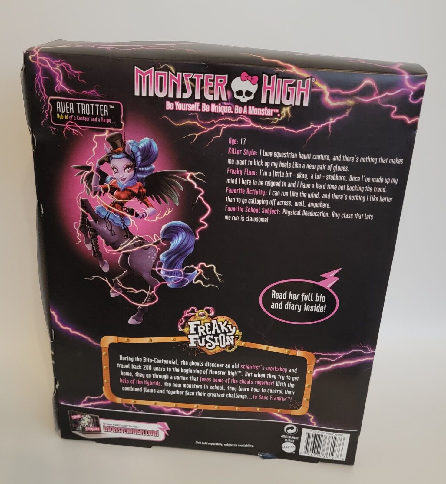 Monster High Doll Avea Trotter Freaky Fusion in Box Mattel 2013 New in Box NIB Mattel - фотография #6