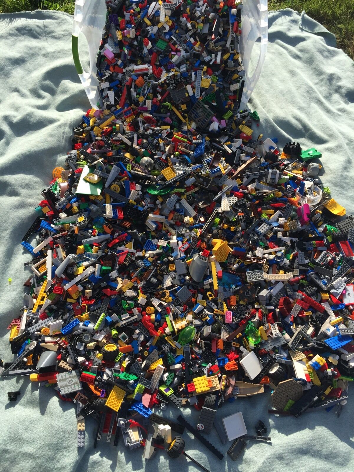 2  POUND Of LEGO'S Bricks part pieces Lot Star Wars City Etc Bulk 100% LEGO