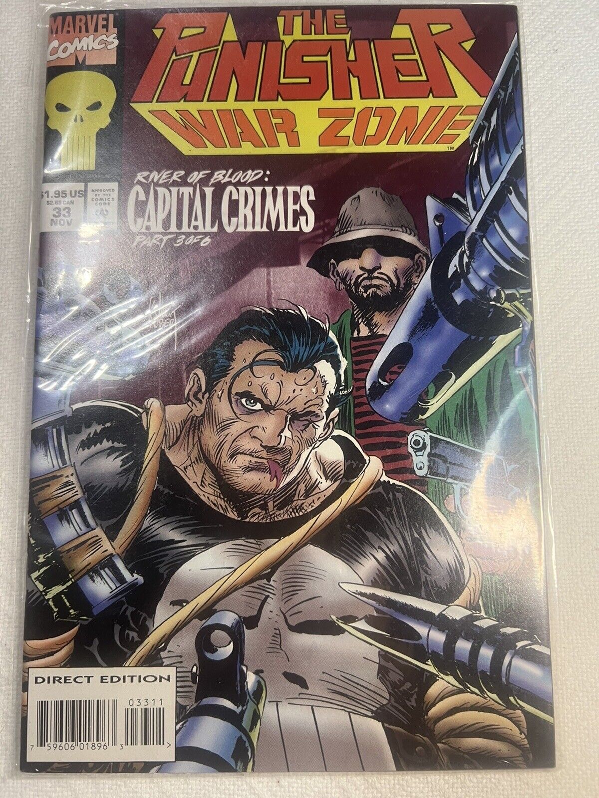 1994 The Punisher War Zone (Oct 1994) Marvel Comics #33 Без бренда