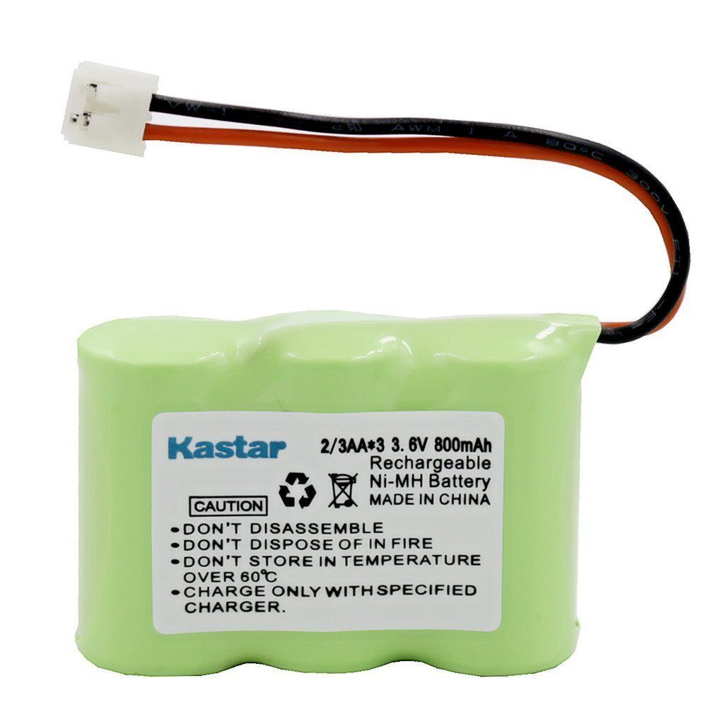 2 x 2/3AA 3.6V 800mAh EH Ni-MH Battery for AT&T 2422 80-5074-00-00 Lucent 2422 Kastar MH-2B-2/3AA3.6V-EH - фотография #2