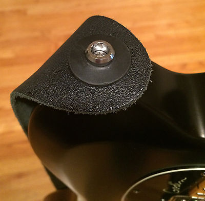 Four BLACK Rubber Guitar Strap Locks - Famous Classic Design & Great Reliability Tone Locks SLBLK004 - фотография #2