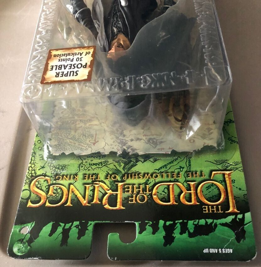 The Lord Of The Rings Strider Aragorn Super Poseable Fellowship of the Rings NEW ToyBiz - фотография #6